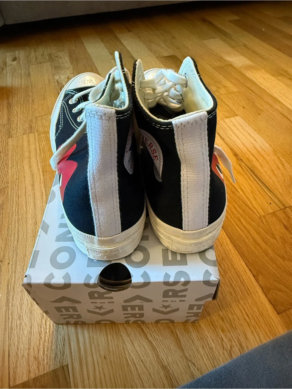 Converse Comme des Garçons Play Chuck Taylor high top sneakers